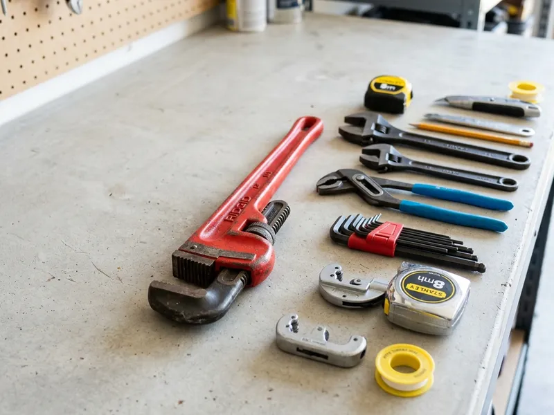 Professional plumbers in Linoma Beach, NE equipped with top-tier tools for residential and commercial plumbing services.